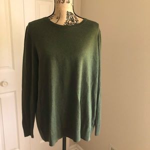 Lightweight Merino Wool Sweater Plus Size